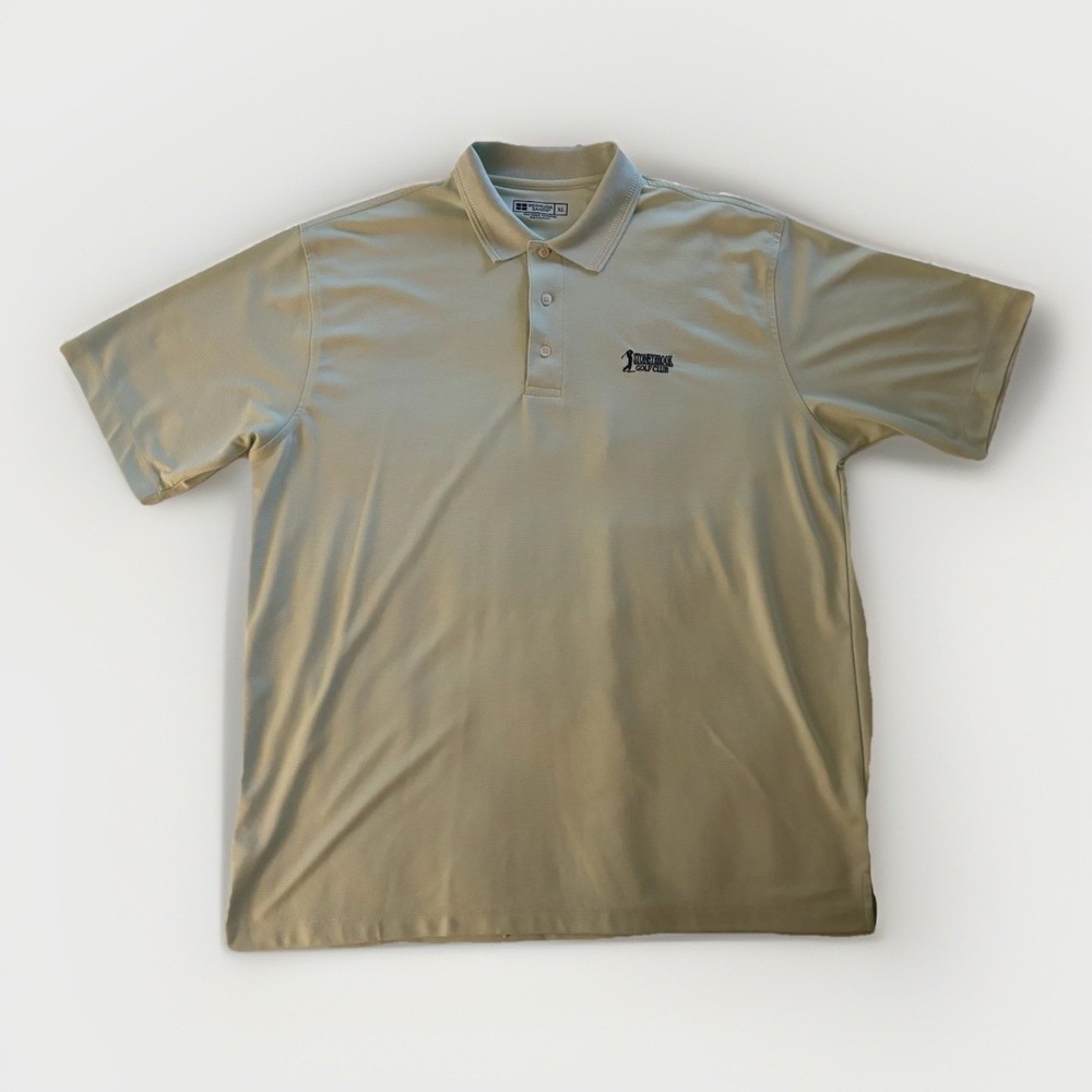 BERMUDA SANDS Stoneybrook Polo Shirt Men's XL Golf Club Mint Green Embroidered‎